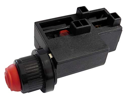 Generatore scintilla scarica continua con portabatteria e pulsante per barbecue 2 fuochi 1,5 V T120 °C