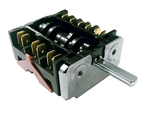 Commutatore forno rotativo CANDY 41003026, EGO. 46.25866.521 4+0 posizioni 6+6 faston