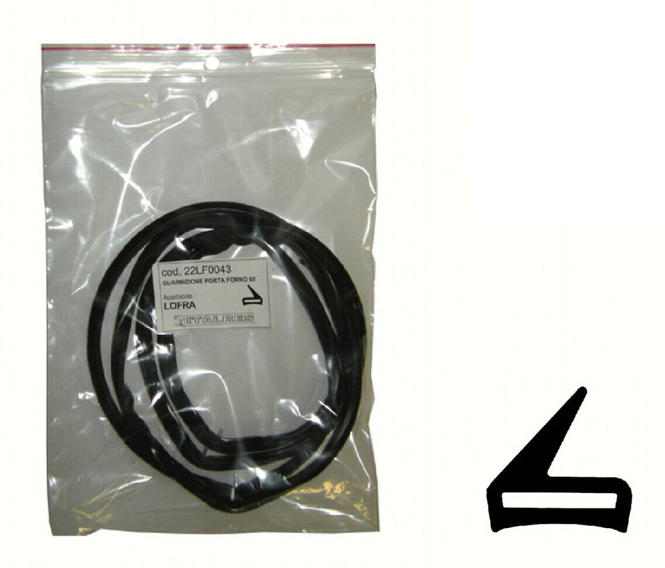 Guarnizione porta forno chiusa LOFRA 03170155 60 cm, 4 ganci