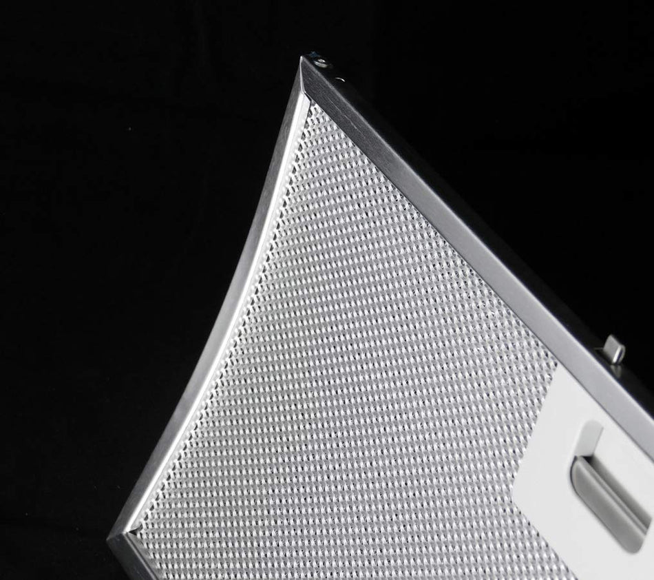 Filtro Cappa in alluminio curvo per cappe ELICA, TURBOAIR 449,5 x 172 x 9 mm