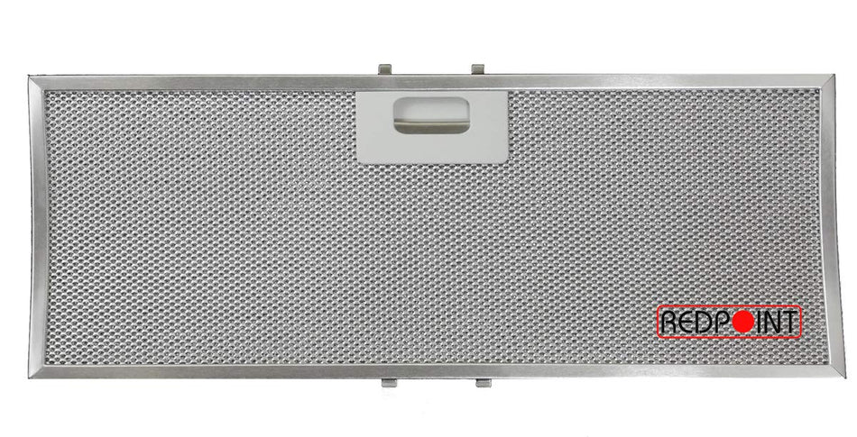 Filtro Cappa in alluminio curvo per cappe ELICA, TURBOAIR 449,5 x 172 x 9 mm