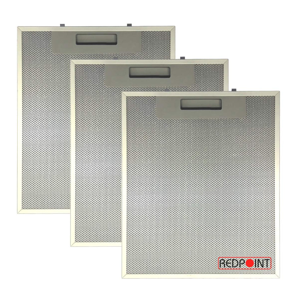 Kit 3 Filtri Cappa in alluminio per cappe FABER 253 x 300 x 8 mm